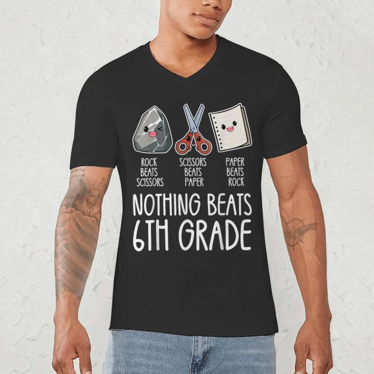 Nothing Beats 6th Grade Back To School Kids Teachers Men's V-Neck T-Shirt, novelty gifts, funny gifts Nothing Beats 6th Grade Back To School Kids Teachers Men's V-Neck T-Shirt, novelty gifts, funny gifts