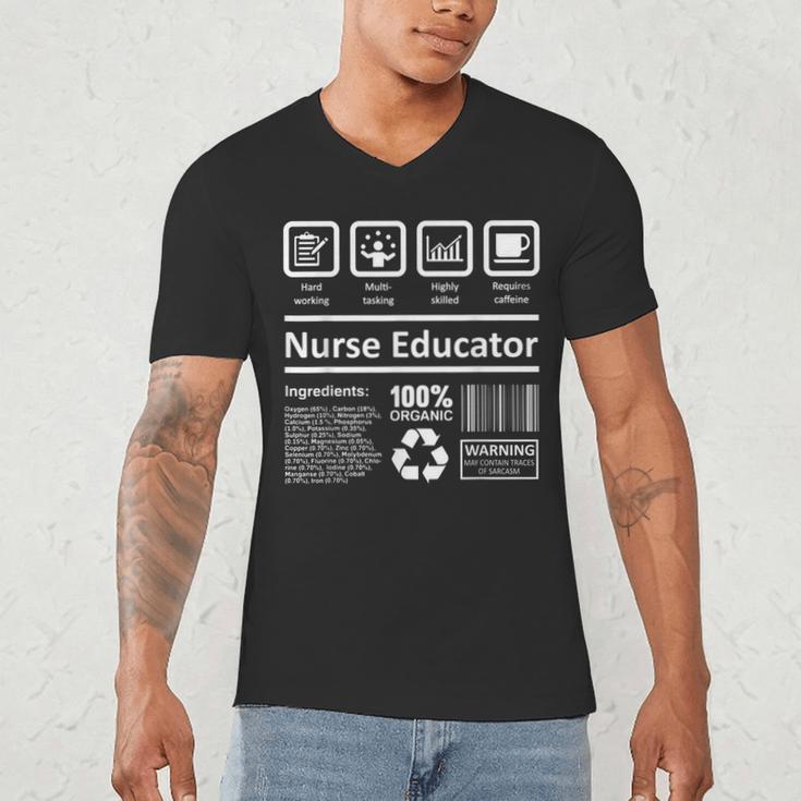 Nurse Educator Shirt Men Women Nursing Instructor Teacher Men's V-Neck T-Shirt, novelty gifts, funny gifts