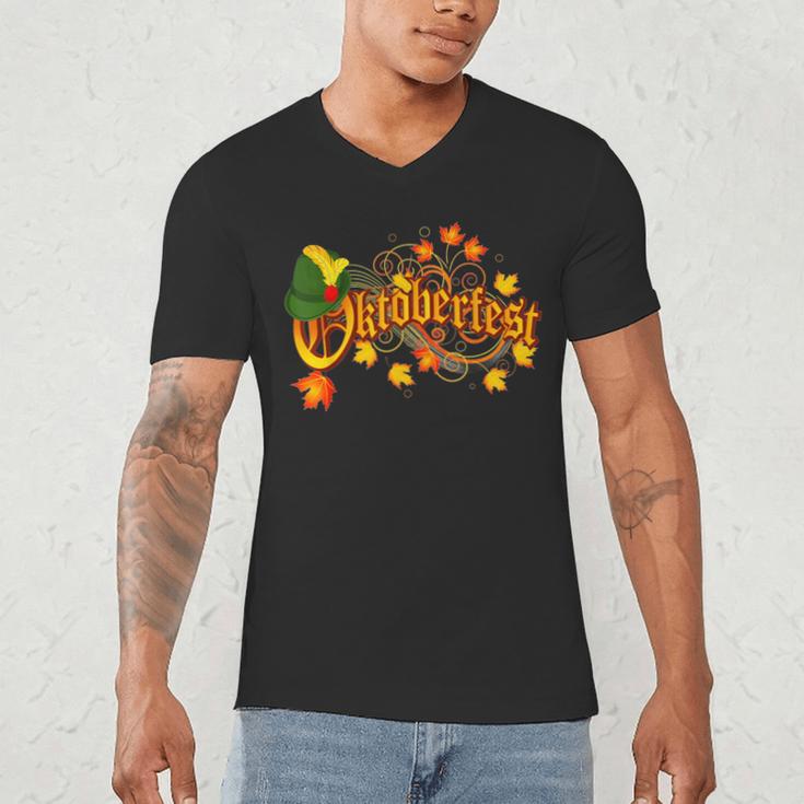 Oktoberfest German Beer Festival October Men's V-Neck T-Shirt, novelty gifts, funny gifts