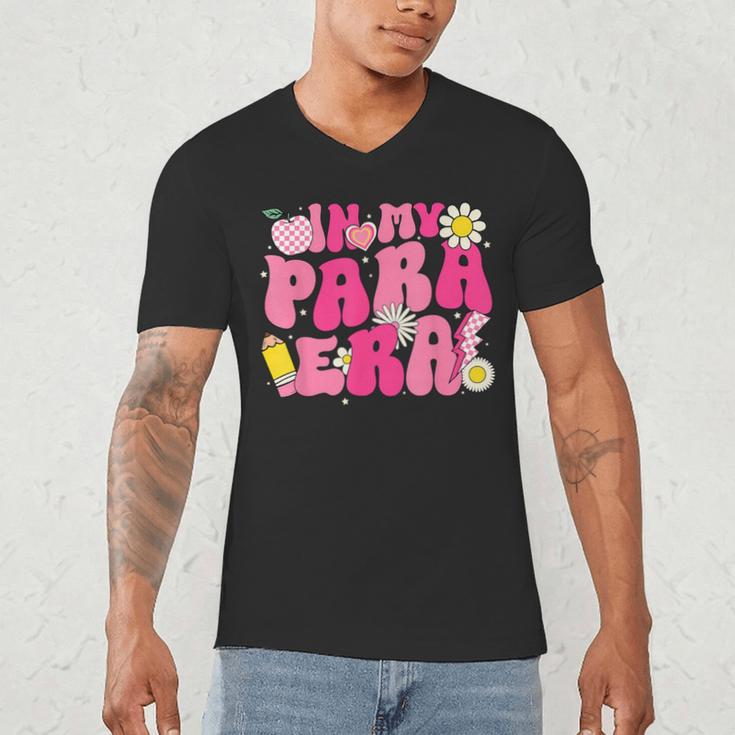 In My Para Era Teacher Back To School First Day Of School Men's V-Neck T-Shirt, novelty gifts, funny gifts In My Para Era Teacher Back To School First Day Of School Men's V-Neck T-Shirt, novelty gifts, funny gifts