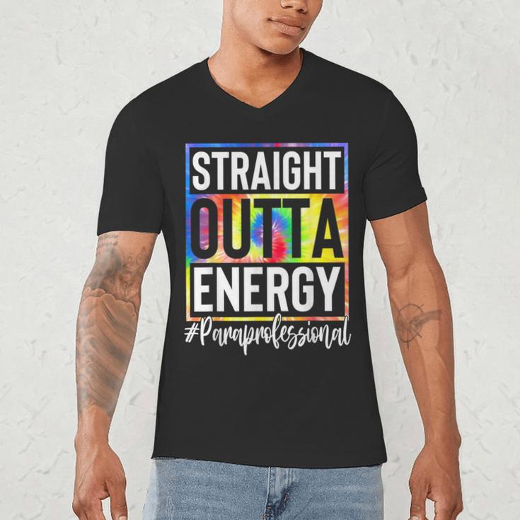 Paraprofessional Straight Outta Energy Teacher Life For Men Women Men's V-Neck T-Shirt, novelty gifts, funny gifts Paraprofessional Straight Outta Energy Teacher Life For Men Women Men's V-Neck T-Shirt, novelty gifts, funny gifts