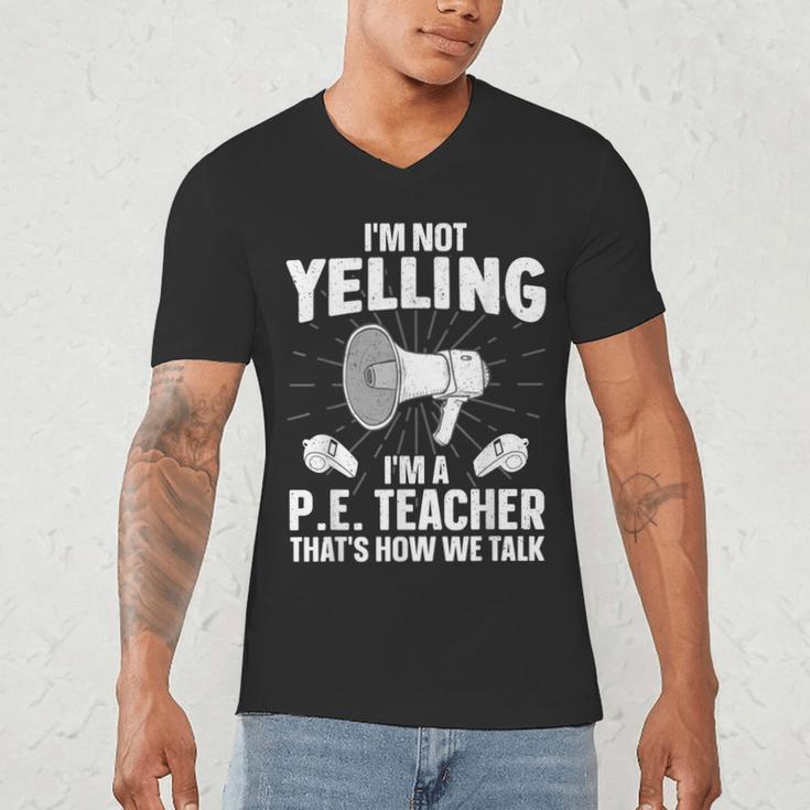 PE Teacher Art For Men Women Gym Teacher Physical Education Men's V-Neck T-Shirt, novelty gifts, funny gifts