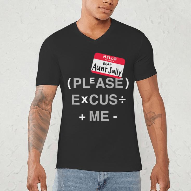 PEMDAS Math Teacher Halloween Costume Men's V-Neck T-Shirt, novelty gifts, funny gifts