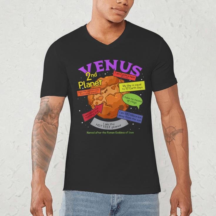 Perfect Planets Teachers Shirts Venus For Solar System Men's V-Neck T-Shirt, novelty gifts, funny gifts