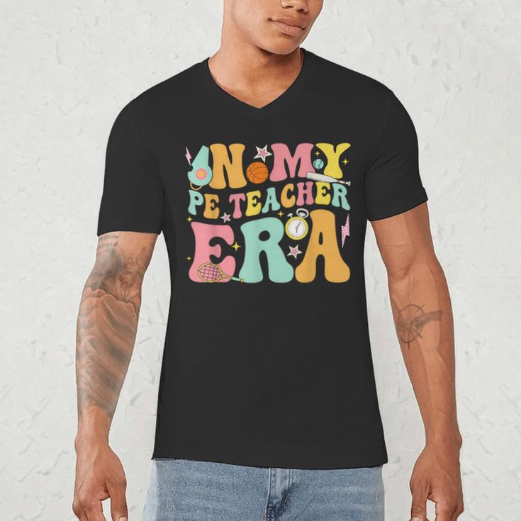 In My Physical Education Era PE Teacher Women Men Men's V-Neck T-Shirt, novelty gifts, funny gifts