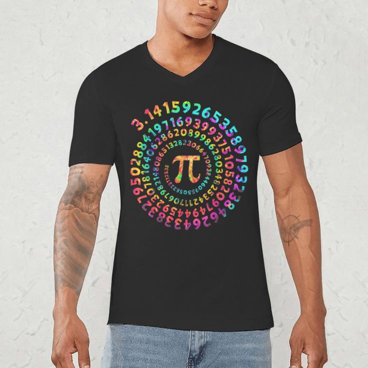 Pi Day Math Teacher Tie Dye Spiral Pi 314 Pi Day Men's V-Neck T-Shirt, novelty gifts, funny gifts Pi Day Math Teacher Tie Dye Spiral Pi 314 Pi Day Men's V-Neck T-Shirt, novelty gifts, funny gifts