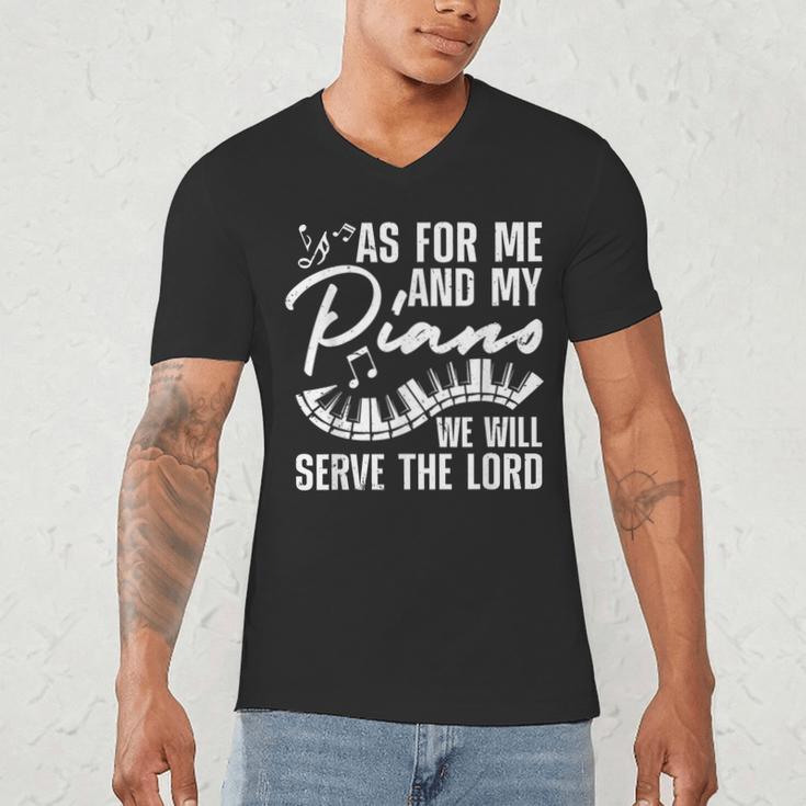 Piano Player Art For Men Women Pianist Piano Teacher Men's V-Neck T-Shirt, novelty gifts, funny gifts