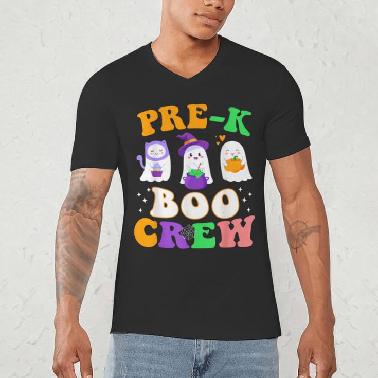 Pre-K Boo Crew Cute Ghost Halloween Costume Teacher Student For Men Women Kids Men's V-Neck T-Shirt, novelty gifts, funny gifts Pre-K Boo Crew Cute Ghost Halloween Costume Teacher Student For Men Women Kids Men's V-Neck T-Shirt, novelty gifts, funny gifts