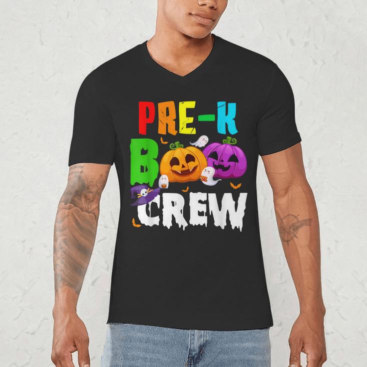 Pre K Boo Crew Halloween Costume Teachers Kids Men's V-Neck T-Shirt, novelty gifts, funny gifts Pre K Boo Crew Halloween Costume Teachers Kids Men's V-Neck T-Shirt, novelty gifts, funny gifts