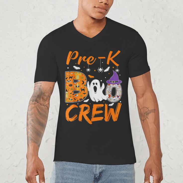 Pre K Boo Crew Teacher Student Halloween Pre Kindergarten Men's V-Neck T-Shirt, novelty gifts, funny gifts Pre K Boo Crew Teacher Student Halloween Pre Kindergarten Men's V-Neck T-Shirt, novelty gifts, funny gifts