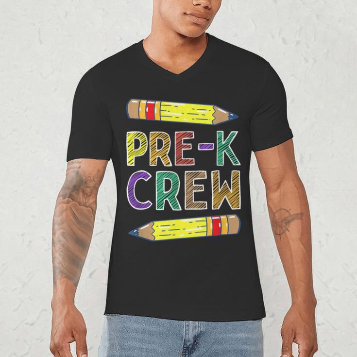 Pre-K Crew PreK Teachers Back To School Men's V-Neck T-Shirt, novelty gifts, funny gifts Pre-K Crew PreK Teachers Back To School Men's V-Neck T-Shirt, novelty gifts, funny gifts