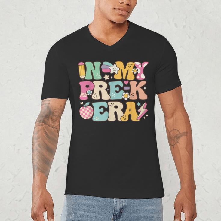 In My Pre-K Era Girl Back To School Cute PreSchool Teacher Men's V-Neck T-Shirt, novelty gifts, funny gifts