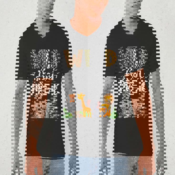 Pre-k Teacher Kids Back To School Wild About Pre-k Men&#x27;s V-Neck T-Shirt, novelty gifts, funny gifts