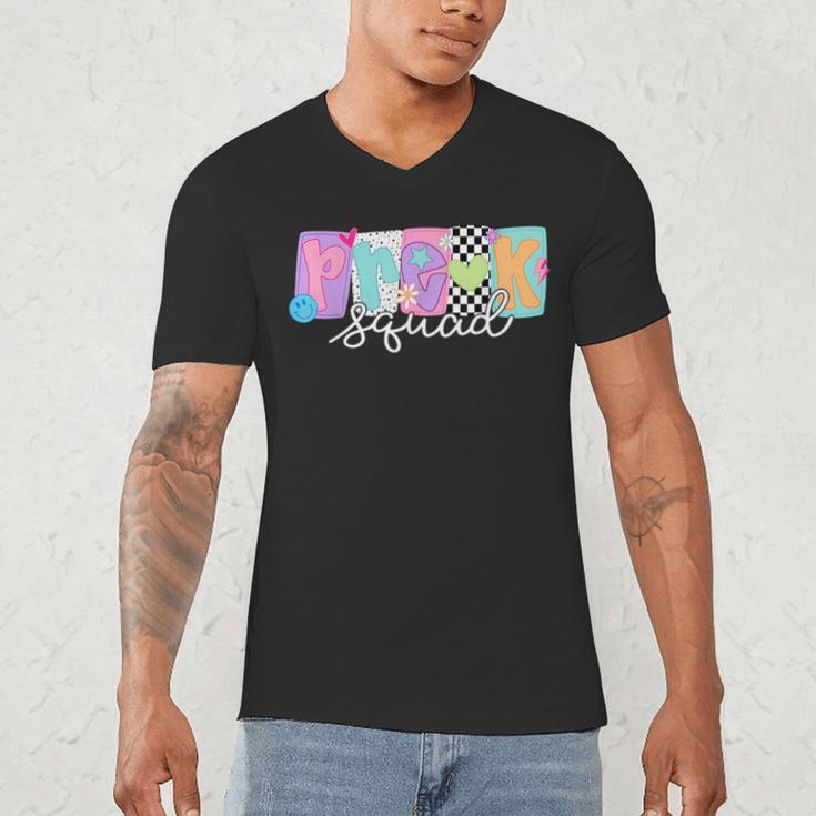 Preschool Squad Team Pre-K Crew Back To School Teacher Men's V-Neck T-Shirt, novelty gifts, funny gifts Preschool Squad Team Pre-K Crew Back To School Teacher Men's V-Neck T-Shirt, novelty gifts, funny gifts