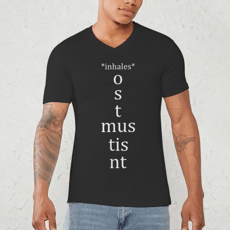 Present Active Conjugation Latin Teacher Latin Language Men's V-Neck T-Shirt, novelty gifts, funny gifts