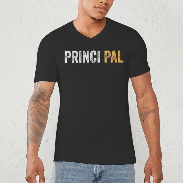 Principal School Teacher Friend Men Women Men's V-Neck T-Shirt, novelty gifts, funny gifts Principal School Teacher Friend Men Women Men's V-Neck T-Shirt, novelty gifts, funny gifts
