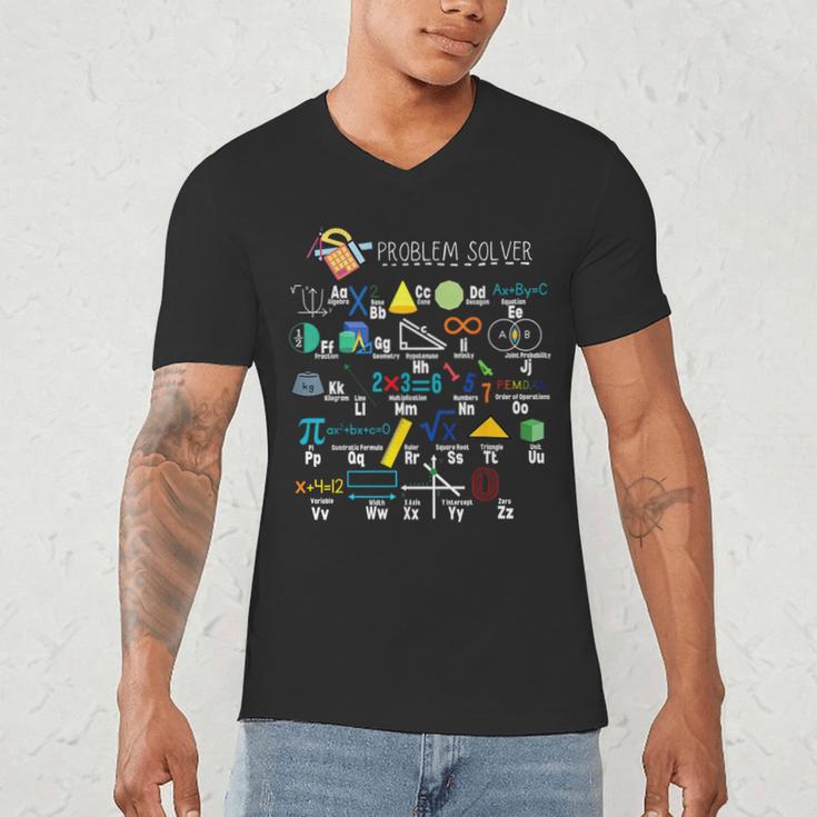 Problem Solver Math Alphabet ABC Teacher Students Men's V-Neck T-Shirt, novelty gifts, funny gifts Problem Solver Math Alphabet ABC Teacher Students Men's V-Neck T-Shirt, novelty gifts, funny gifts