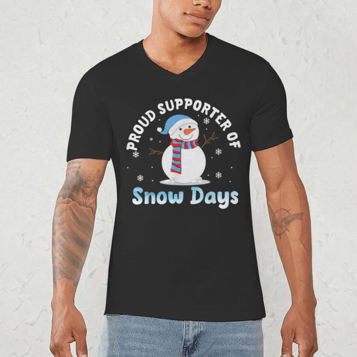 Proud Supporter Of Snow Days Teacher Men's V-Neck T-Shirt, novelty gifts, funny gifts Proud Supporter Of Snow Days Teacher Men's V-Neck T-Shirt, novelty gifts, funny gifts
