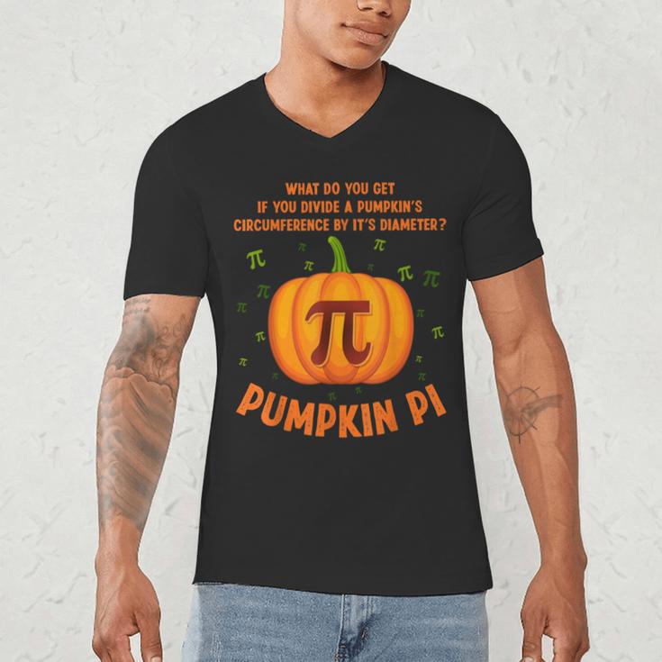 Pumpkin Pie Pi Math Teacher Shirt Halloween Men Adult Men's V-Neck T-Shirt, novelty gifts, funny gifts Pumpkin Pie Pi Math Teacher Shirt Halloween Men Adult Men's V-Neck T-Shirt, novelty gifts, funny gifts