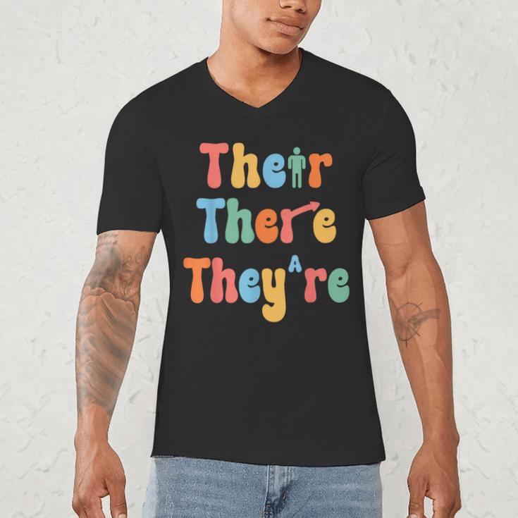 There Their They'Re English Class Grammar Joke Teacher Men's V-Neck T-Shirt, novelty gifts, funny gifts There Their They'Re English Class Grammar Joke Teacher Men's V-Neck T-Shirt, novelty gifts, funny gifts