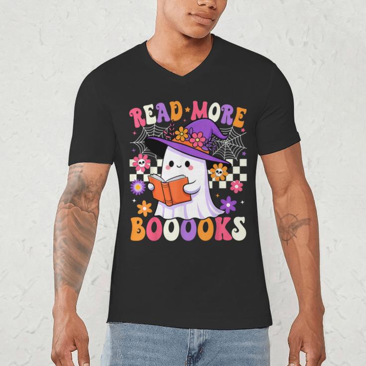 Read More Books Ghost Reading Book Teacher Halloween Men's V-Neck T-Shirt, novelty gifts, funny gifts Read More Books Ghost Reading Book Teacher Halloween Men's V-Neck T-Shirt, novelty gifts, funny gifts