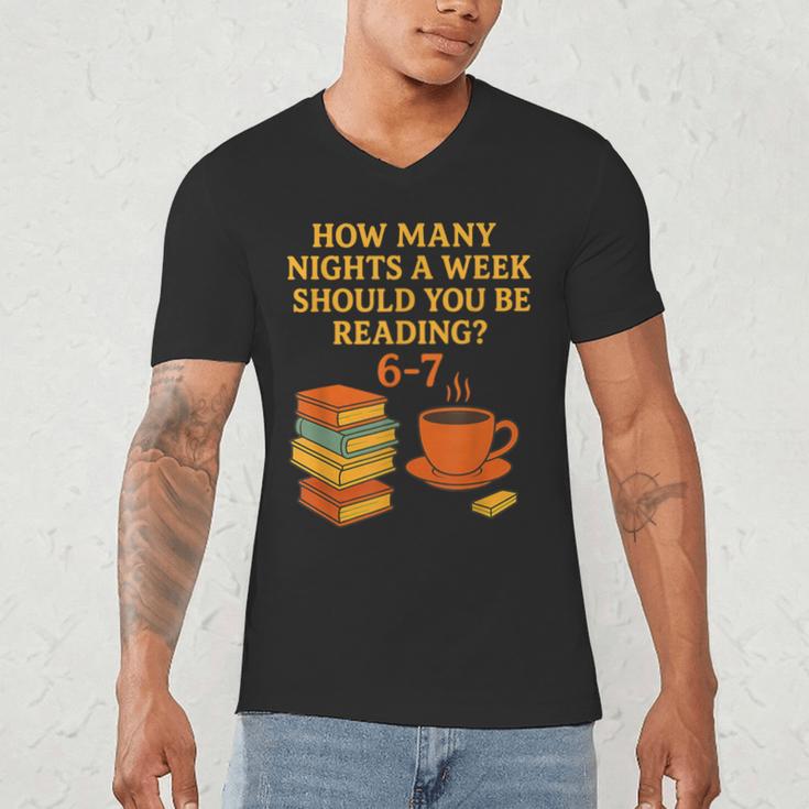 Reading 67 Meme English Teacher 6 7 Book Lover Humor Men's V-Neck T-Shirt, novelty gifts, funny gifts Reading 67 Meme English Teacher 6 7 Book Lover Humor Men's V-Neck T-Shirt, novelty gifts, funny gifts