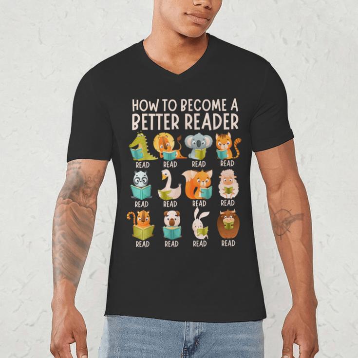 Reading Teacher How To Become a Better Reader Book Lover Fun Men's V-Neck T-Shirt, novelty gifts, funny gifts Reading Teacher How To Become a Better Reader Book Lover Fun Men's V-Neck T-Shirt, novelty gifts, funny gifts