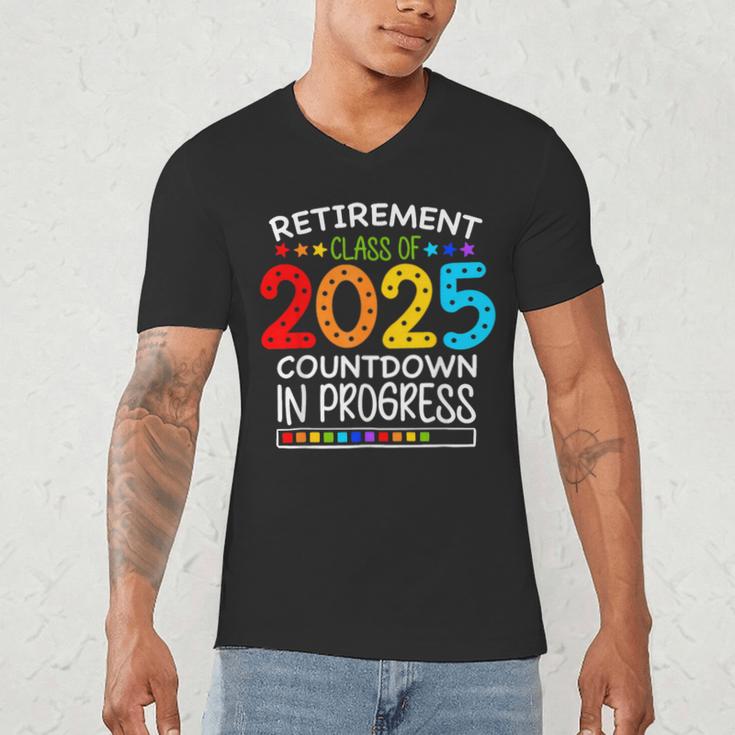 Retirement Class Of 2025 Teacher Countdown Loading Teacher Men's V-Neck T-Shirt, novelty gifts, funny gifts Retirement Class Of 2025 Teacher Countdown Loading Teacher Men's V-Neck T-Shirt, novelty gifts, funny gifts