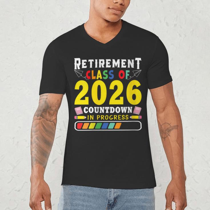Retirement Primary Elementary Teacher 2026 Retiring Progress Men's V-Neck T-Shirt, novelty gifts, funny gifts Retirement Primary Elementary Teacher 2026 Retiring Progress Men's V-Neck T-Shirt, novelty gifts, funny gifts