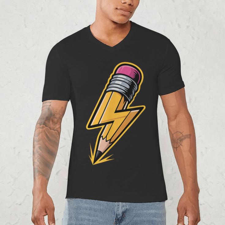 Retro Pencil Pencil Back To School Teacher Student Men's V-Neck T-Shirt, novelty gifts, funny gifts Retro Pencil Pencil Back To School Teacher Student Men's V-Neck T-Shirt, novelty gifts, funny gifts