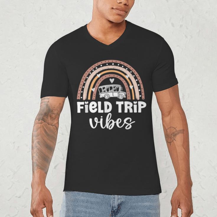 School Bus Trip Vibes Students Teachers Students Field Trip Men's V-Neck T-Shirt, novelty gifts, funny gifts School Bus Trip Vibes Students Teachers Students Field Trip Men's V-Neck T-Shirt, novelty gifts, funny gifts