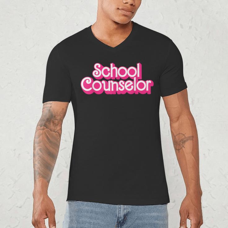 School Counselor Back To School Teacher Life Men's V-Neck T-Shirt, novelty gifts, funny gifts School Counselor Back To School Teacher Life Men's V-Neck T-Shirt, novelty gifts, funny gifts