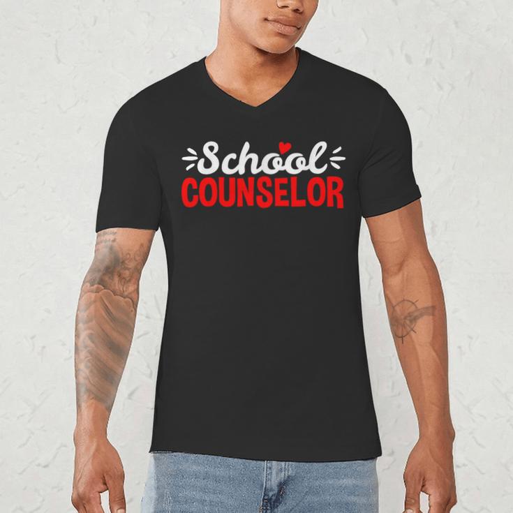 School Counselor Teacher Guidance Counseling For Men Women Kids Men's V-Neck T-Shirt, novelty gifts, funny gifts
