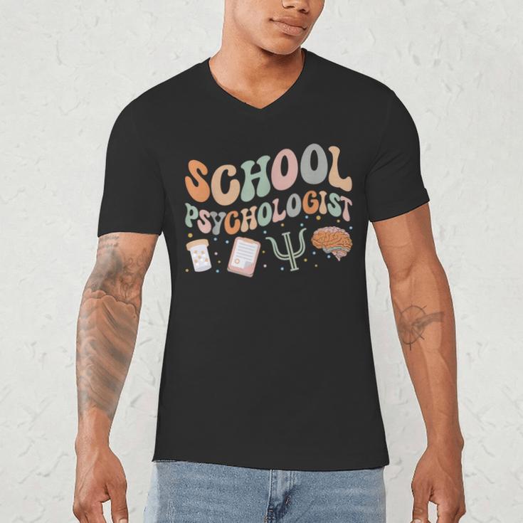 School Psychologist Teacher Psychology School Psychologist Men's V-Neck T-Shirt, novelty gifts, funny gifts School Psychologist Teacher Psychology School Psychologist Men's V-Neck T-Shirt, novelty gifts, funny gifts