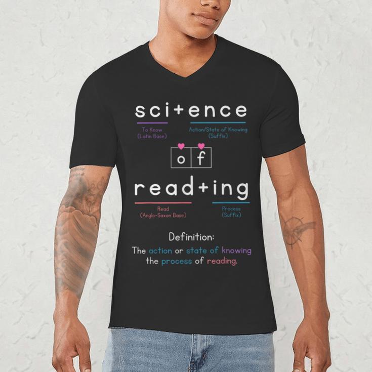 Science Of Reading Morphology Syllable Intervention Teacher Men's V-Neck T-Shirt, novelty gifts, funny gifts