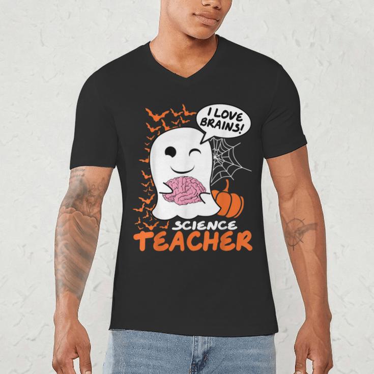 Science Teacher Cute Ghost Halloween Teacher Men Women Men's V-Neck T-Shirt, novelty gifts, funny gifts Science Teacher Cute Ghost Halloween Teacher Men Women Men's V-Neck T-Shirt, novelty gifts, funny gifts