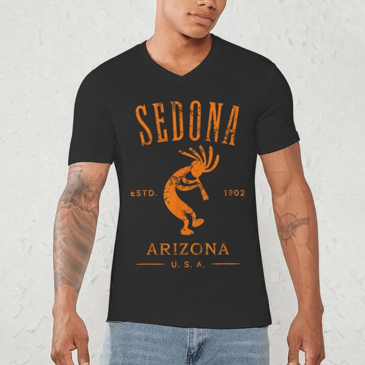 Sedona Arizona Southwestern Style Souvenir Vintage Men's V-Neck T-Shirt, novelty gifts, funny gifts