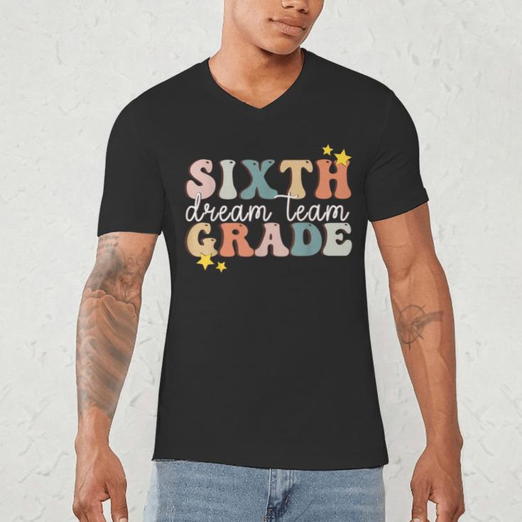 Sixth Grade Dream Team First Day Of 6th Grade Teachers Men's V-Neck T-Shirt, novelty gifts, funny gifts Sixth Grade Dream Team First Day Of 6th Grade Teachers Men's V-Neck T-Shirt, novelty gifts, funny gifts