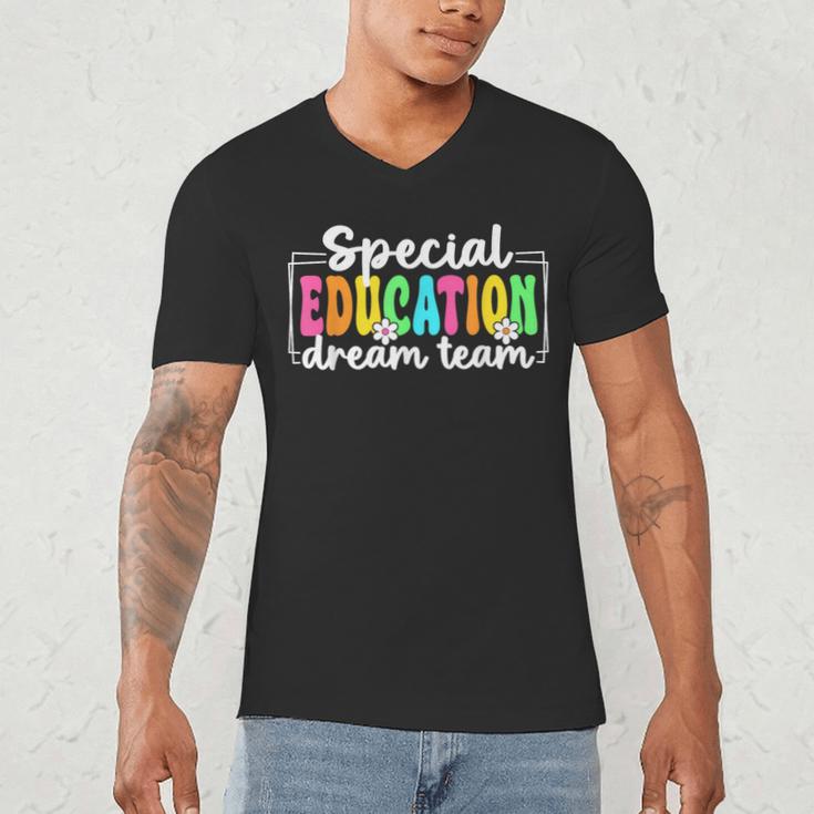 Special Education Dream Team Back To School SPED Teacher Men's V-Neck T-Shirt, novelty gifts, funny gifts Special Education Dream Team Back To School SPED Teacher Men's V-Neck T-Shirt, novelty gifts, funny gifts