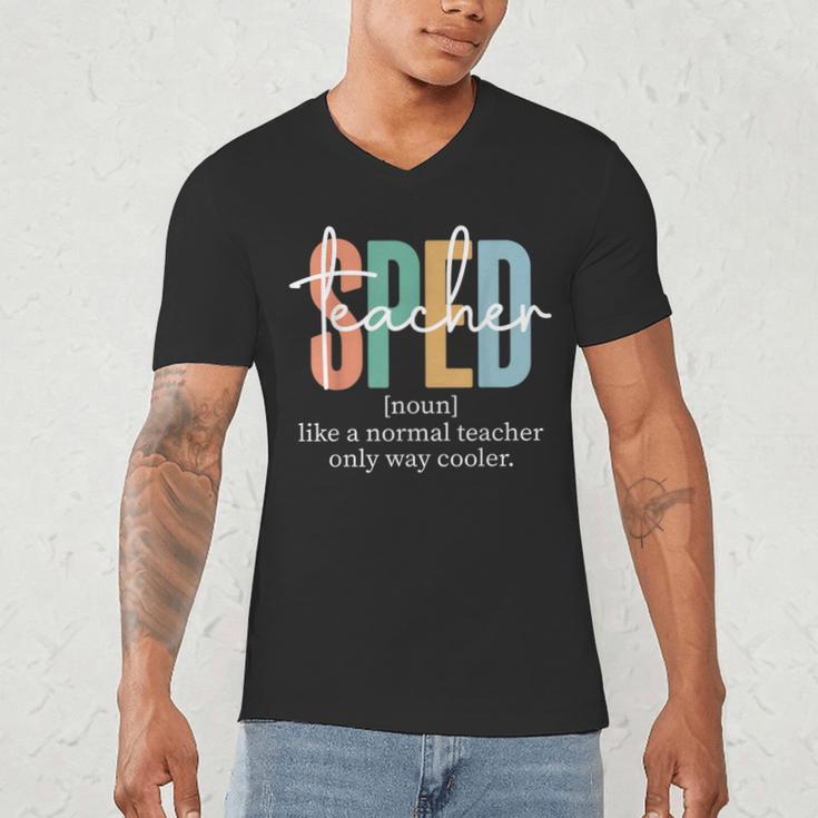 Special Education Sped Teacher Definition For Women & Men Men's V-Neck T-Shirt, novelty gifts, funny gifts Special Education Sped Teacher Definition For Women & Men Men's V-Neck T-Shirt, novelty gifts, funny gifts