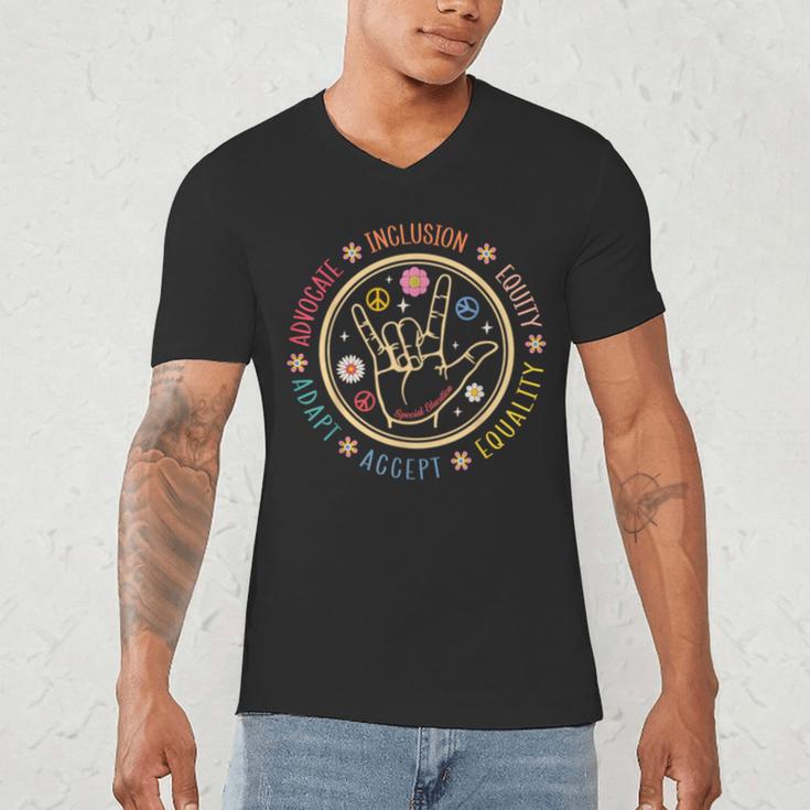 Special Education SPED Teacher IEP Advocate Inclusion Autism Men's V-Neck T-Shirt, novelty gifts, funny gifts Special Education SPED Teacher IEP Advocate Inclusion Autism Men's V-Neck T-Shirt, novelty gifts, funny gifts