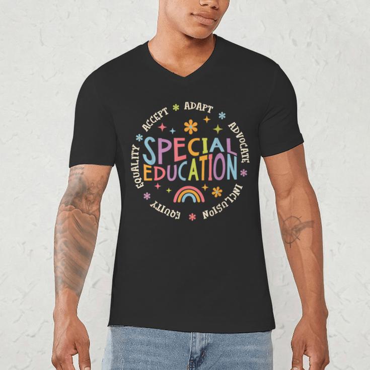 Special Education Teacher Autism Awareness For Men Women Men's V-Neck T-Shirt, novelty gifts, funny gifts