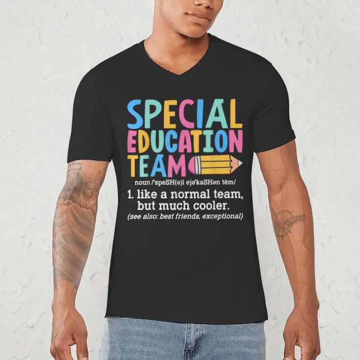 Special Education Team Definition Retro Ed Team Crew Teacher Men's V-Neck T-Shirt, novelty gifts, funny gifts Special Education Team Definition Retro Ed Team Crew Teacher Men's V-Neck T-Shirt, novelty gifts, funny gifts