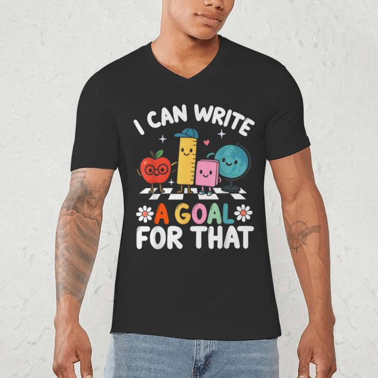 Special Education i Can Write a Goal For That Sped Teacher Men's V-Neck T-Shirt, novelty gifts, funny gifts Special Education i Can Write a Goal For That Sped Teacher Men's V-Neck T-Shirt, novelty gifts, funny gifts