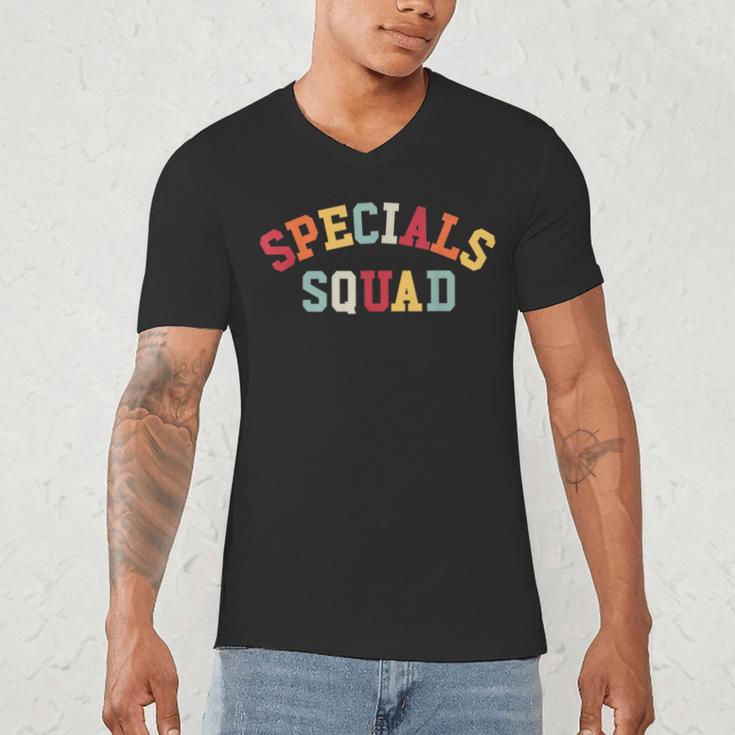 Specials Squad Co-Curricular Teachers Team For Men Women Men's V-Neck T-Shirt, novelty gifts, funny gifts Specials Squad Co-Curricular Teachers Team For Men Women Men's V-Neck T-Shirt, novelty gifts, funny gifts