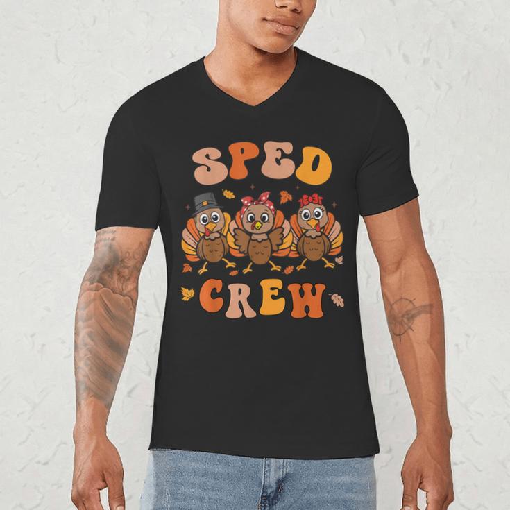 Sped Teacher Crew Thanksgiving Special Education Teacher Men's V-Neck T-Shirt, novelty gifts, funny gifts Sped Teacher Crew Thanksgiving Special Education Teacher Men's V-Neck T-Shirt, novelty gifts, funny gifts