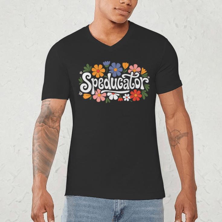 Speducator Special Education Teacher Teaching SPED Men's V-Neck T-Shirt, novelty gifts, funny gifts