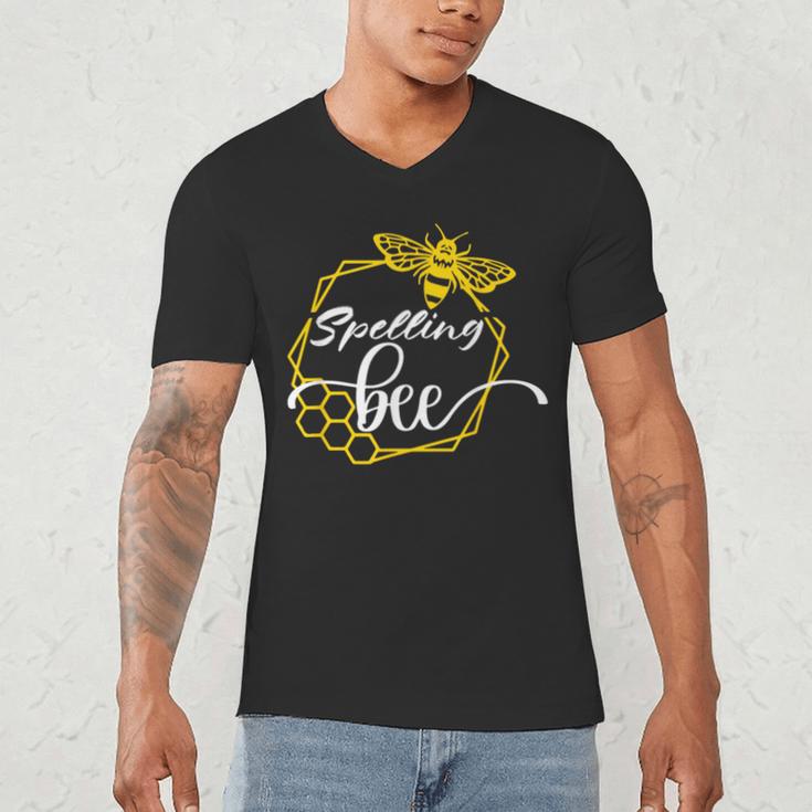 Spelling Bee Halloween Costume For Teachers Men's V-Neck T-Shirt, novelty gifts, funny gifts Spelling Bee Halloween Costume For Teachers Men's V-Neck T-Shirt, novelty gifts, funny gifts