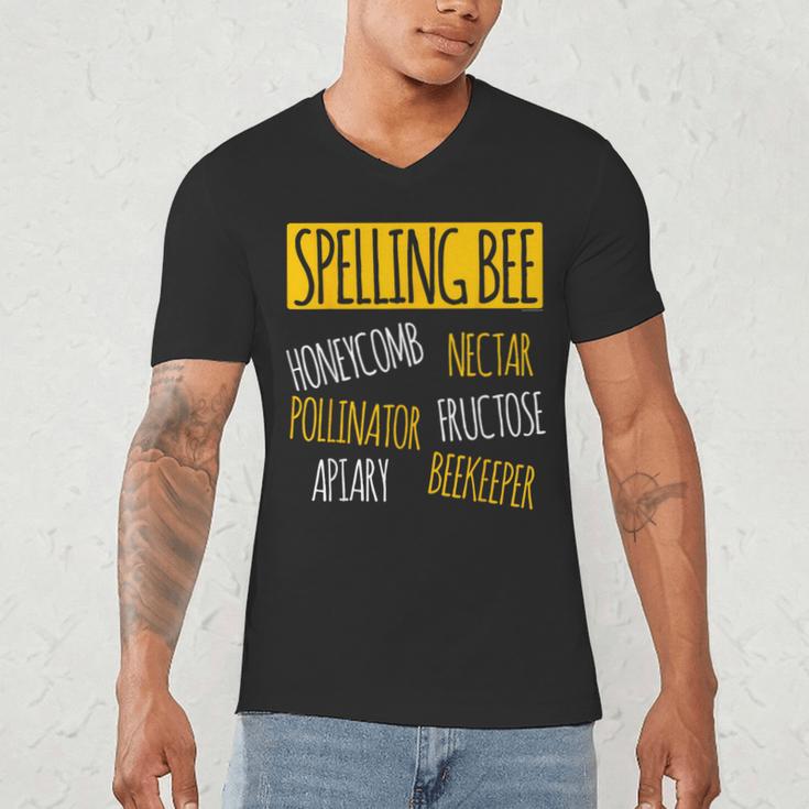 Spelling Bee Halloween Pun Costume Beekeeper Teacher Men's V-Neck T-Shirt, novelty gifts, funny gifts Spelling Bee Halloween Pun Costume Beekeeper Teacher Men's V-Neck T-Shirt, novelty gifts, funny gifts