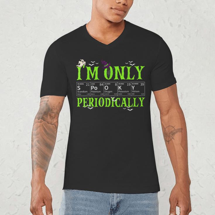 Only Spooky Periodically Halloween Chemistry Teacher Men Women Men's V-Neck T-Shirt, novelty gifts, funny gifts Only Spooky Periodically Halloween Chemistry Teacher Men Women Men's V-Neck T-Shirt, novelty gifts, funny gifts